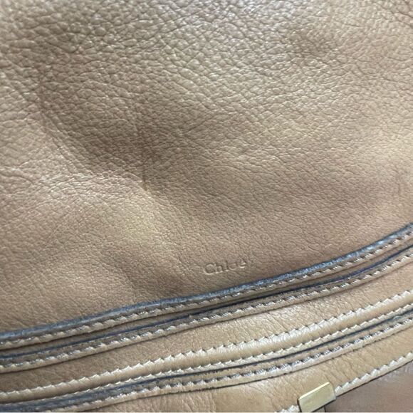 Chloe Marcie Large Hobo Leather Shoulder Bag - Picture 4 of 16